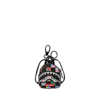 CRAZY CHECK BACKPACK KEYCHAIN