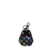 CRAZY CHECK BACKPACK KEYCHAIN