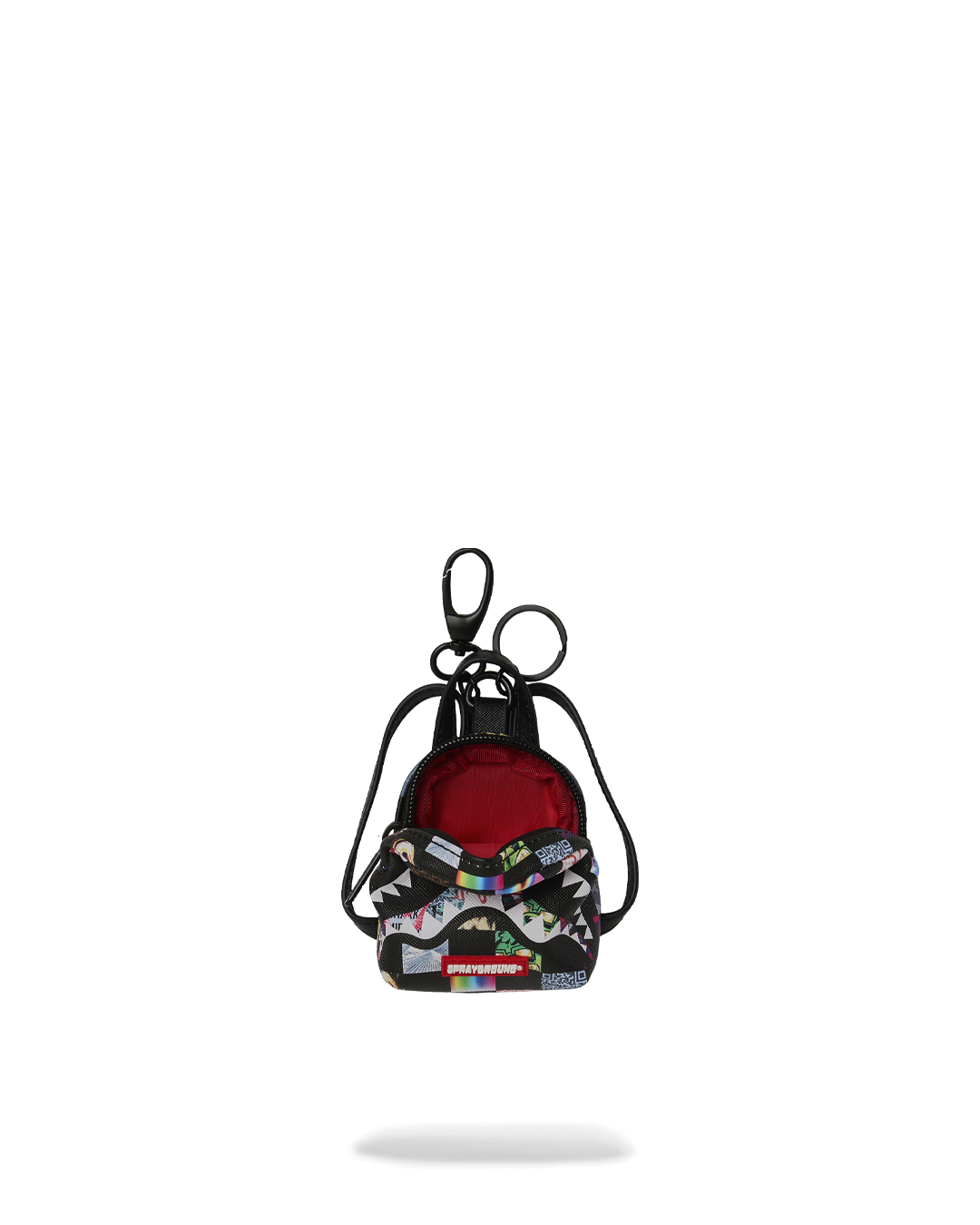 CRAZY CHECK BACKPACK KEYCHAIN