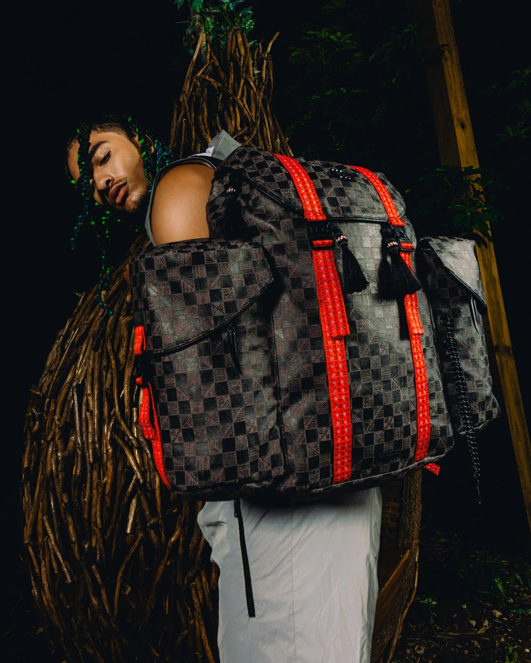 A.I. AFRICAN INTELLIGENCE MIDNIGHT MAGIC BACKPACK - SANDFLOWER COLLAB