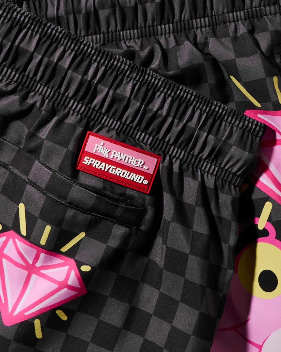 PINK PANTHER DIAMOND SHARK SWIM SHORTS