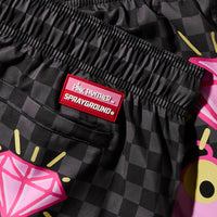 PINK PANTHER DIAMOND SHARK SWIM SHORTS