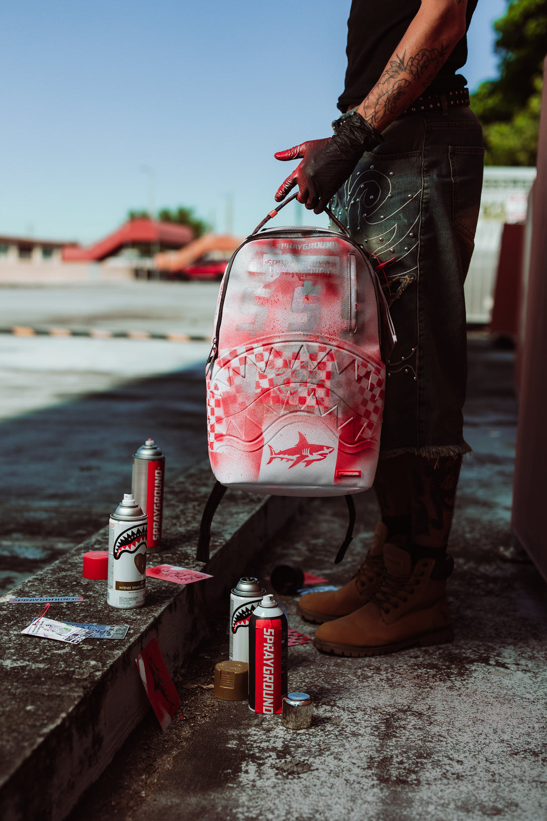 SPRAYPAINT YOUR OWN SPRAYGROUND DLX BACKPACK