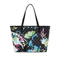 NEON FLORAL TOTE