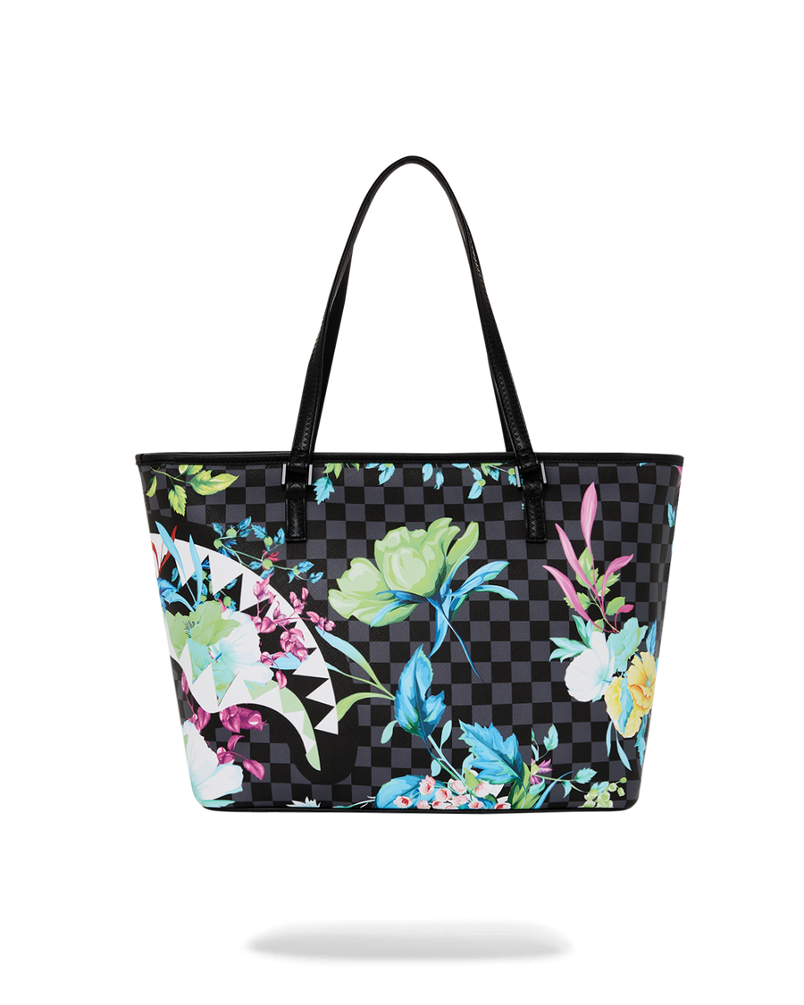 NEON FLORAL TOTE