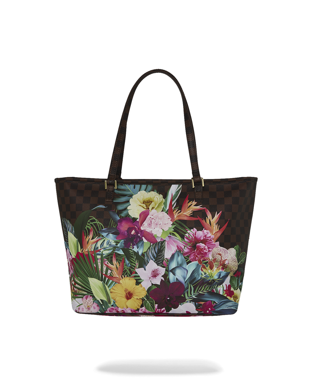 SIP FLOWERING JUNGLE SHARK TOTE