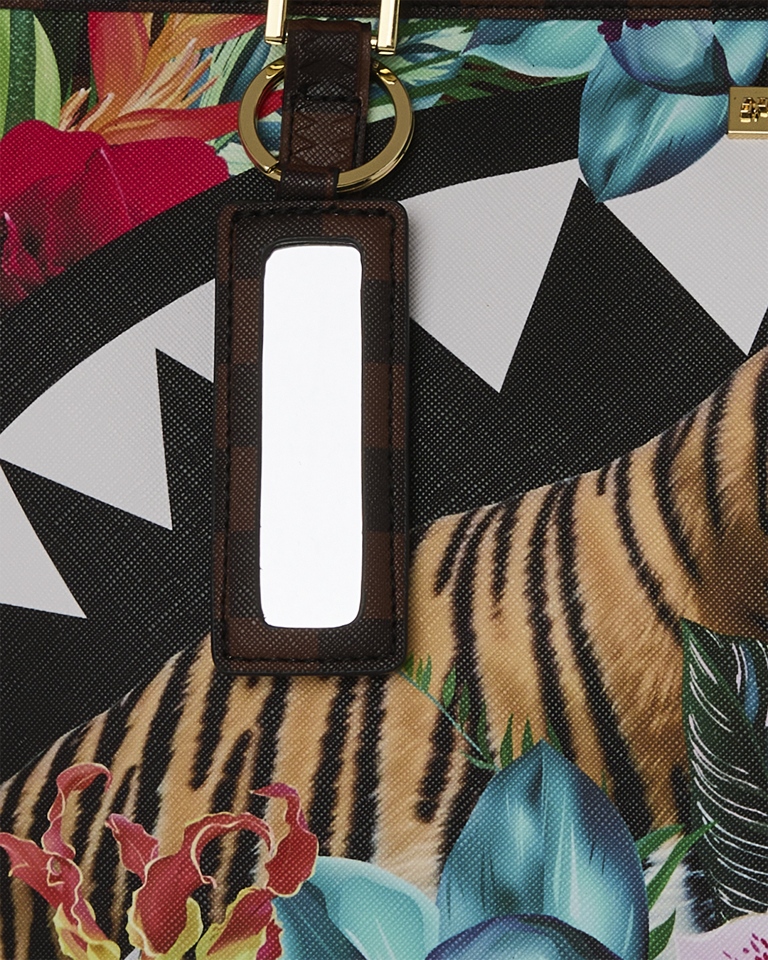 SIP FLOWERING JUNGLE SHARK TOTE