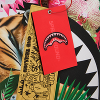 SIP FLOWERING JUNGLE SHARK TOTE