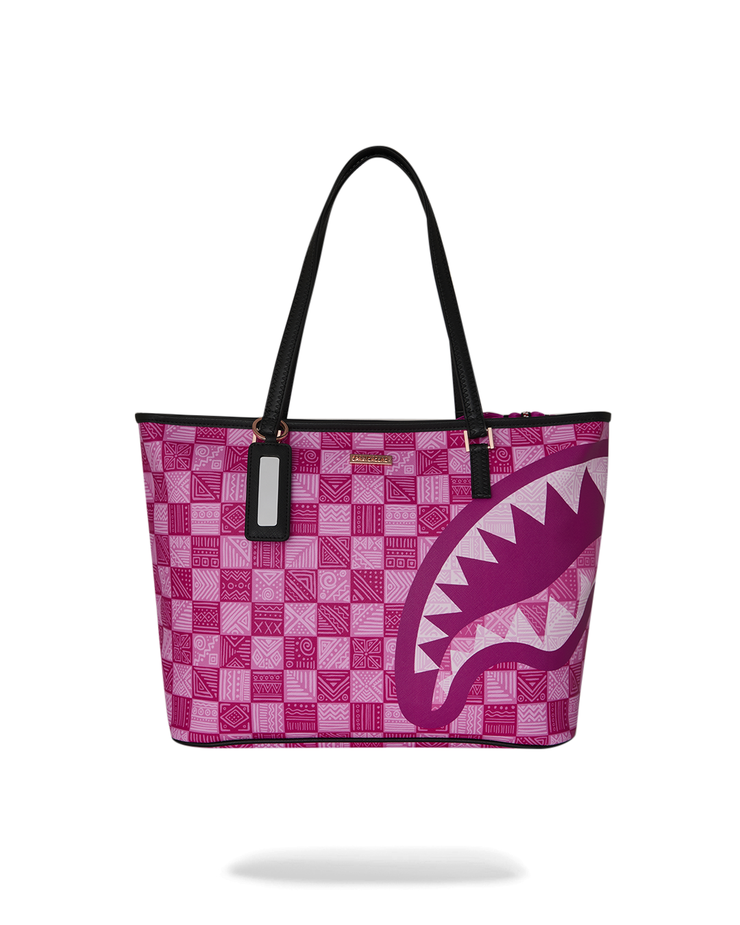 AI PINK CHECK DLX TOTE