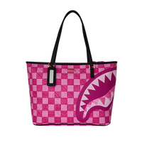 AI PINK CHECK DLX TOTE