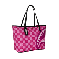 AI PINK CHECK DLX TOTE
