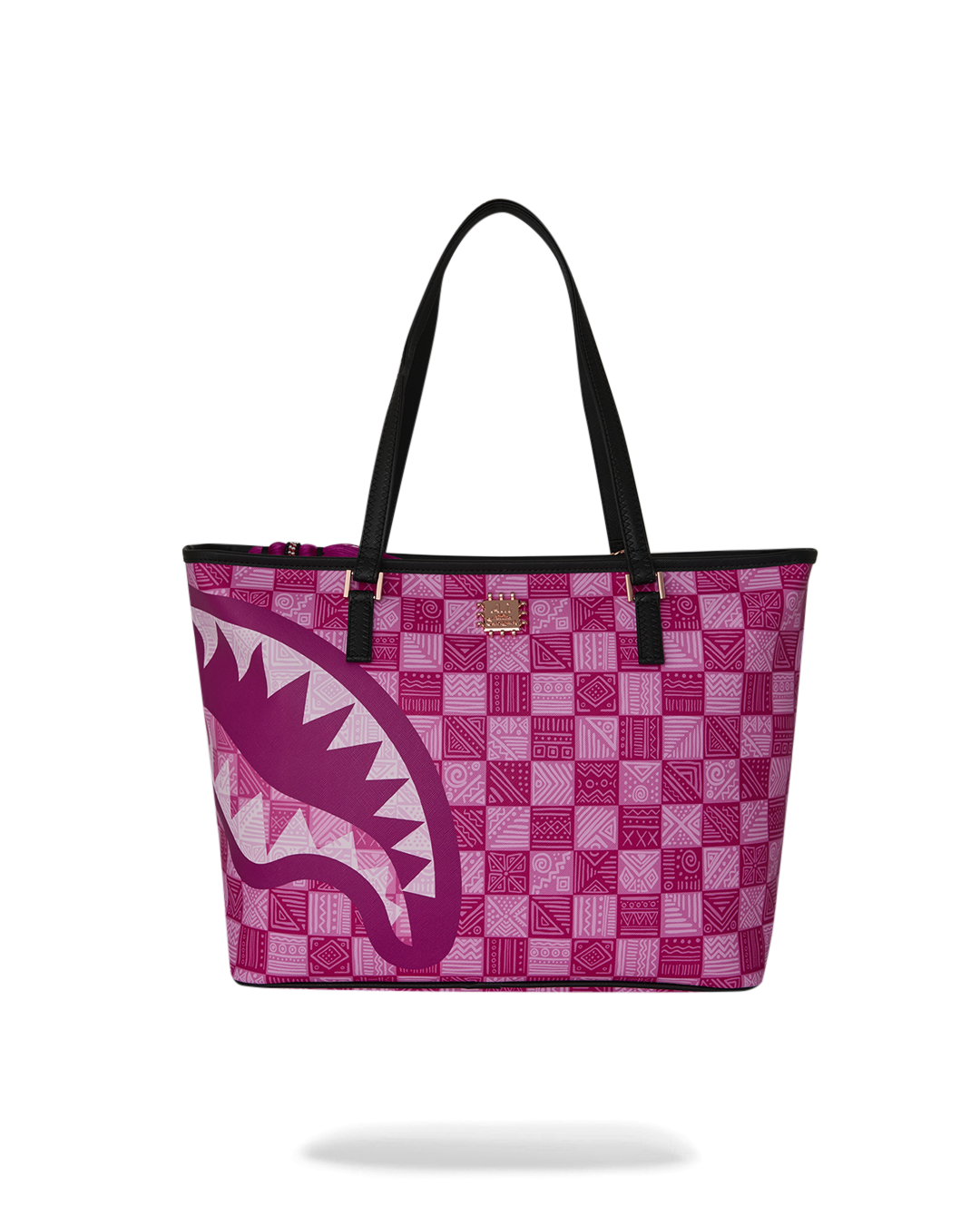 AI PINK CHECK DLX TOTE