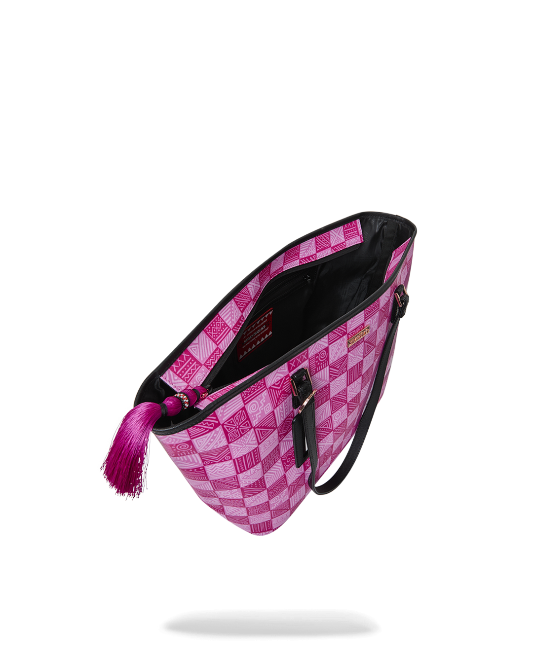 AI PINK CHECK DLX TOTE