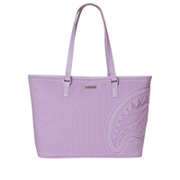 PURPLE DENIM STITCH TOTE