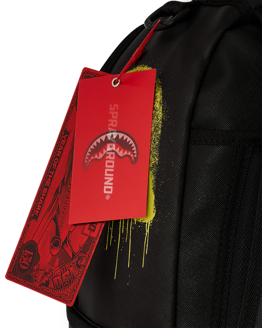 SHARK CENTRAL STENCILS BLACK DLXSV BACKPACK
