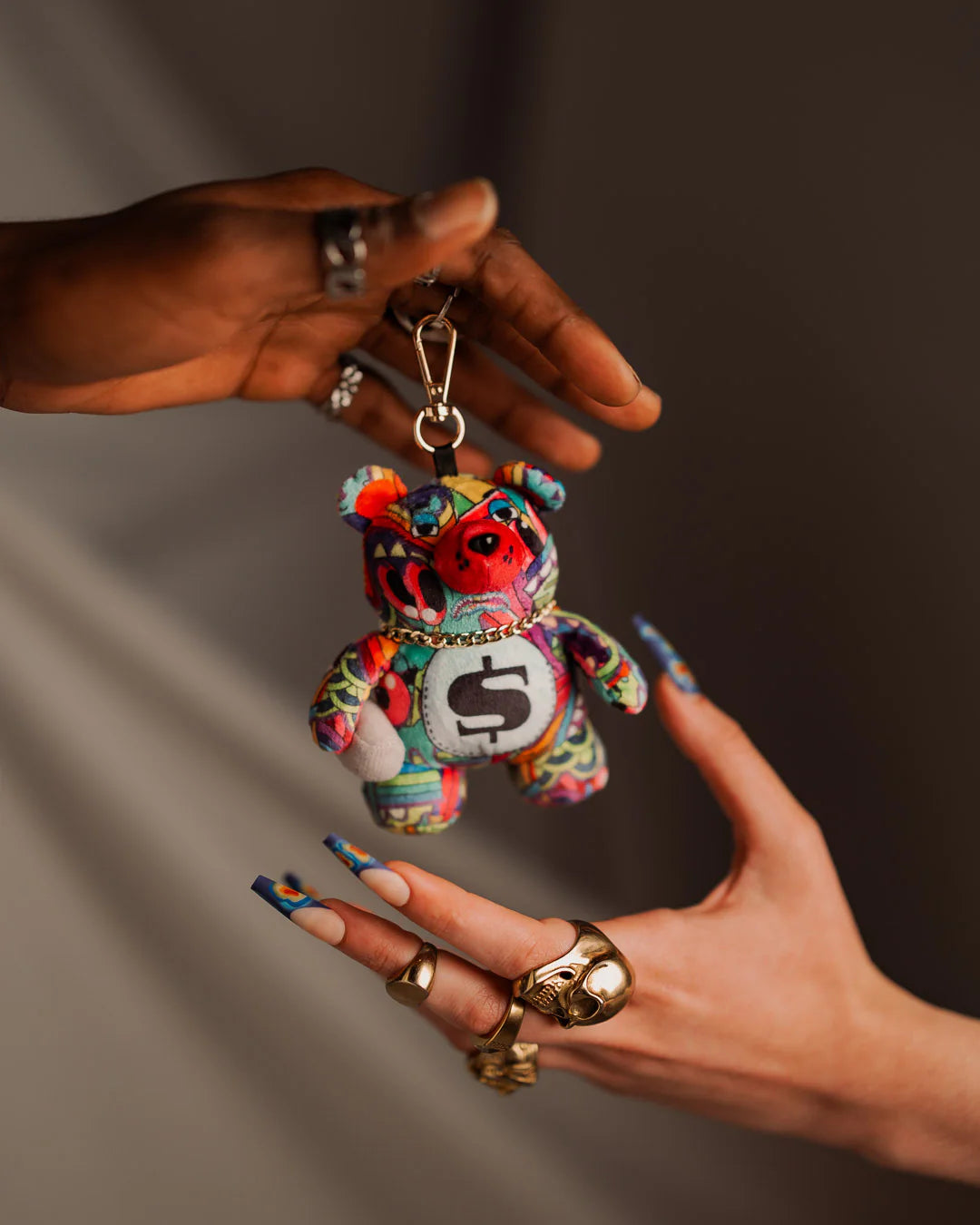 STEADY TRIPPIN MYSTERY BEAR KEYCHAIN