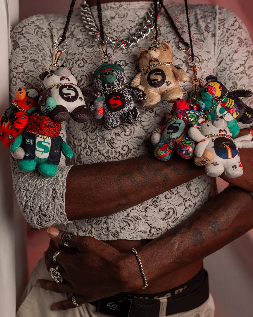 STEADY TRIPPIN MYSTERY BEAR KEYCHAIN