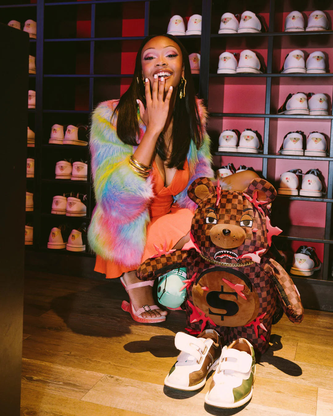 OUCH, WHATEVER MONEYBEAR BACKPACK