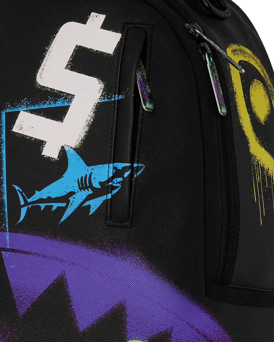 SHARK CENTRAL STENCILS BLACK DLXSV BACKPACK