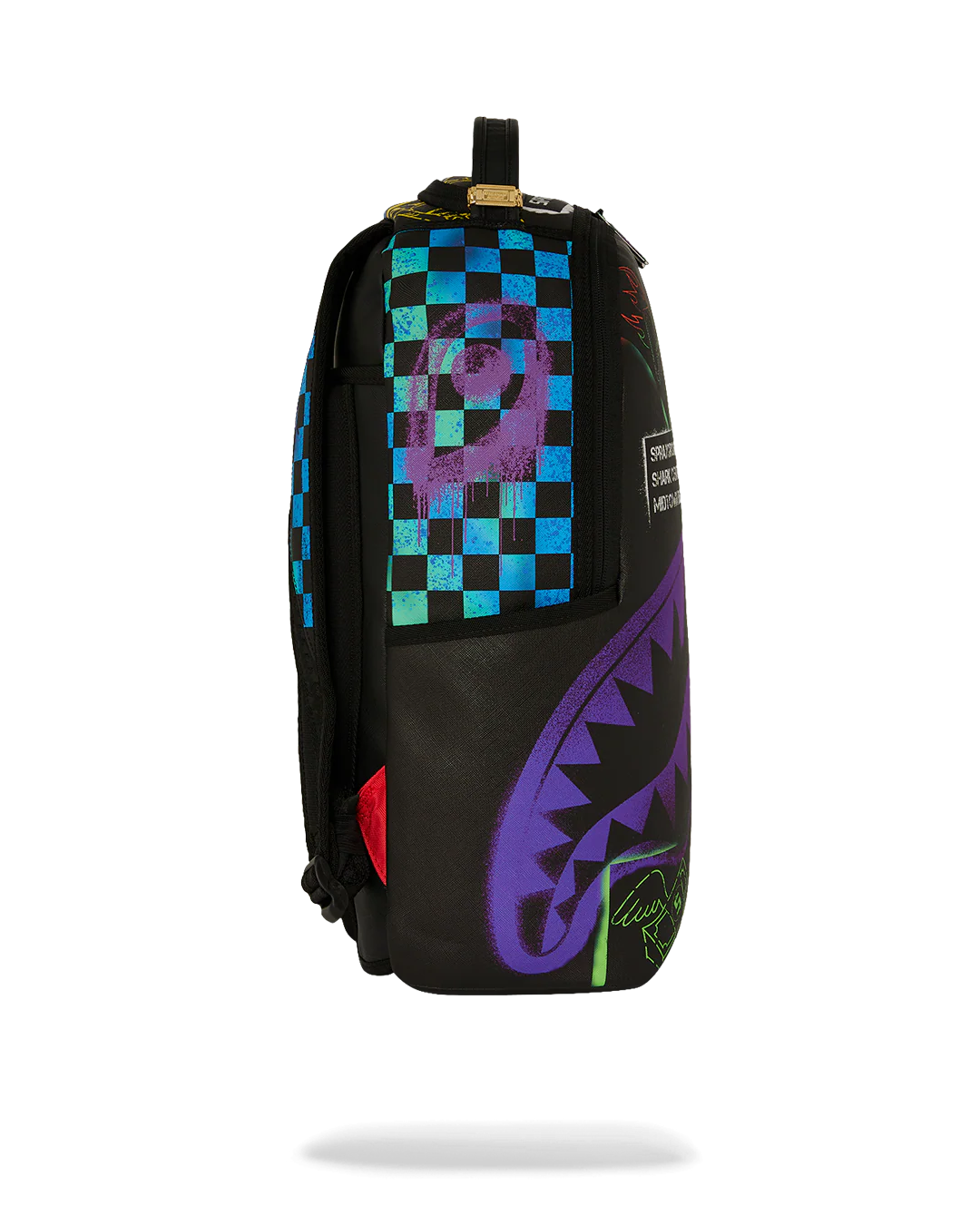 SHARK CENTRAL STENCILS BLACK DLXSV BACKPACK