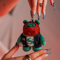 SKI MASK MYSTERY BEAR BAG CLIP