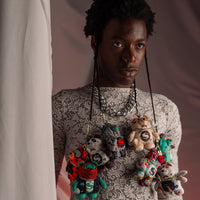SKI MASK MYSTERY BEAR BAG CLIP