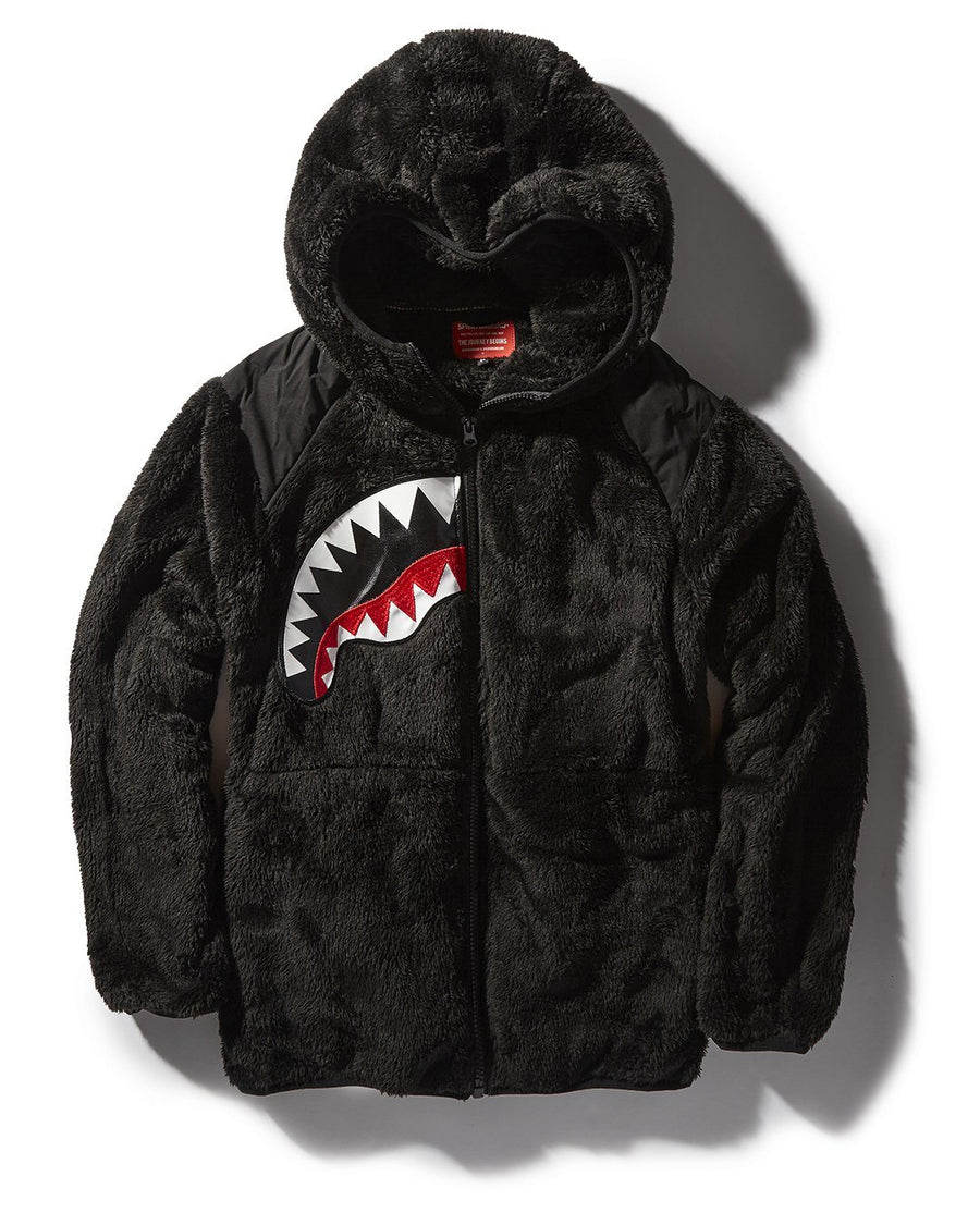 SPLIT SHARK PLUSH JACKET