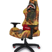 FIRE CAMO GAMING CHAIR (VEGAN LEATHER) SUPER RARE