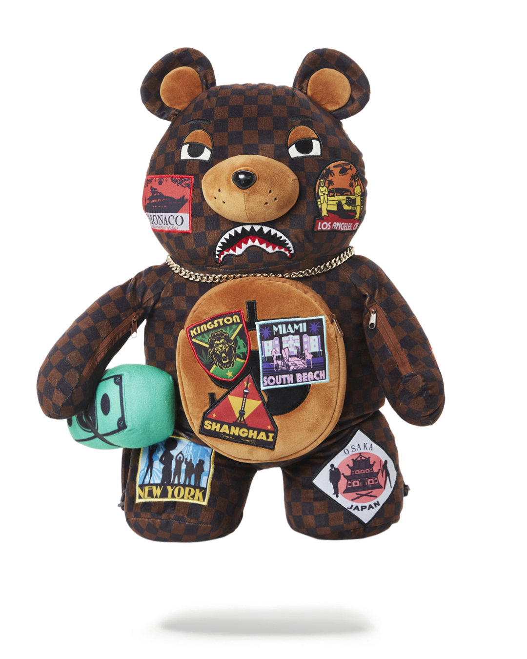 GLOBAL MOGUL MONEYBEAR TEDDYBEAR BACKPACK