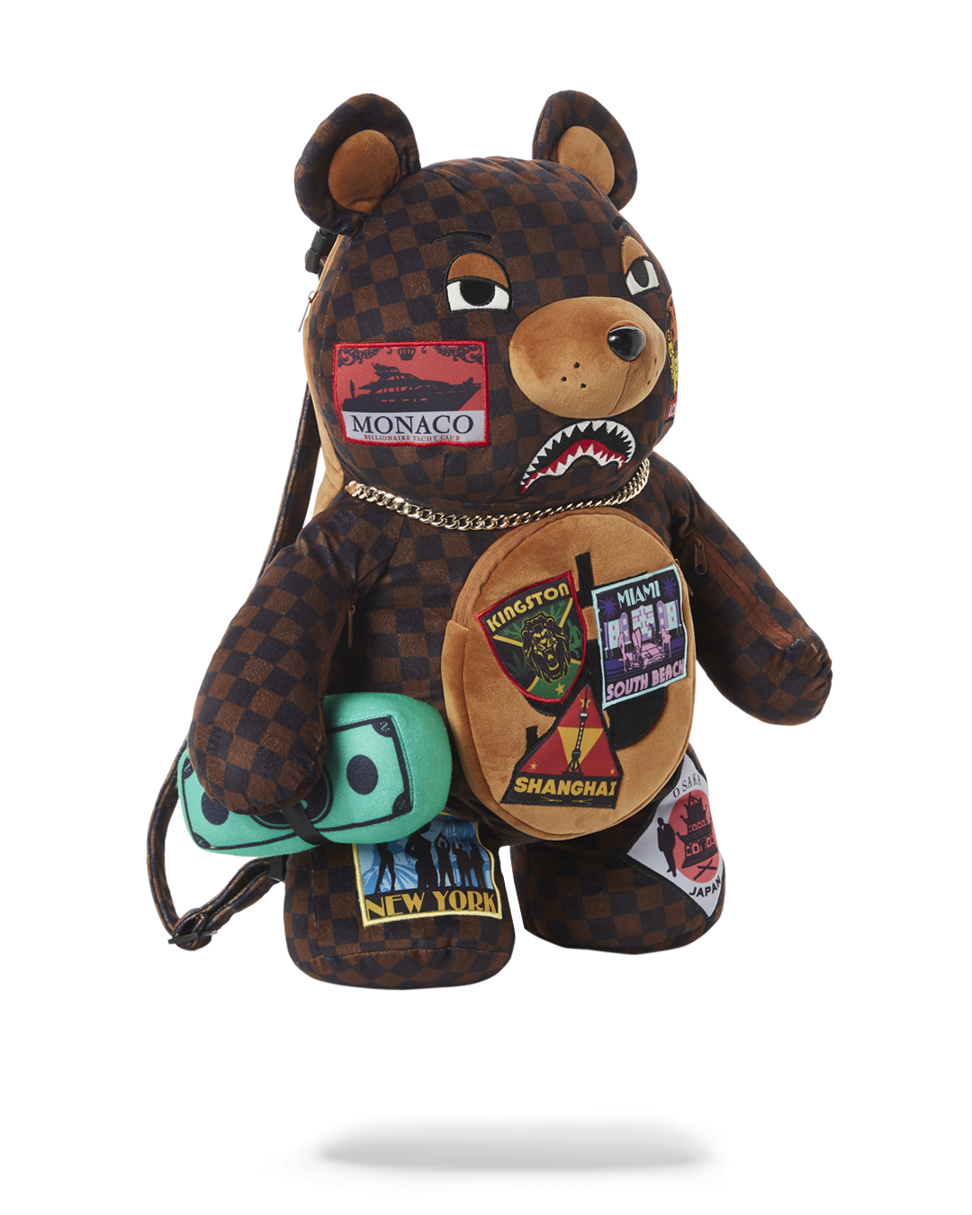 GLOBAL MOGUL MONEYBEAR TEDDYBEAR BACKPACK