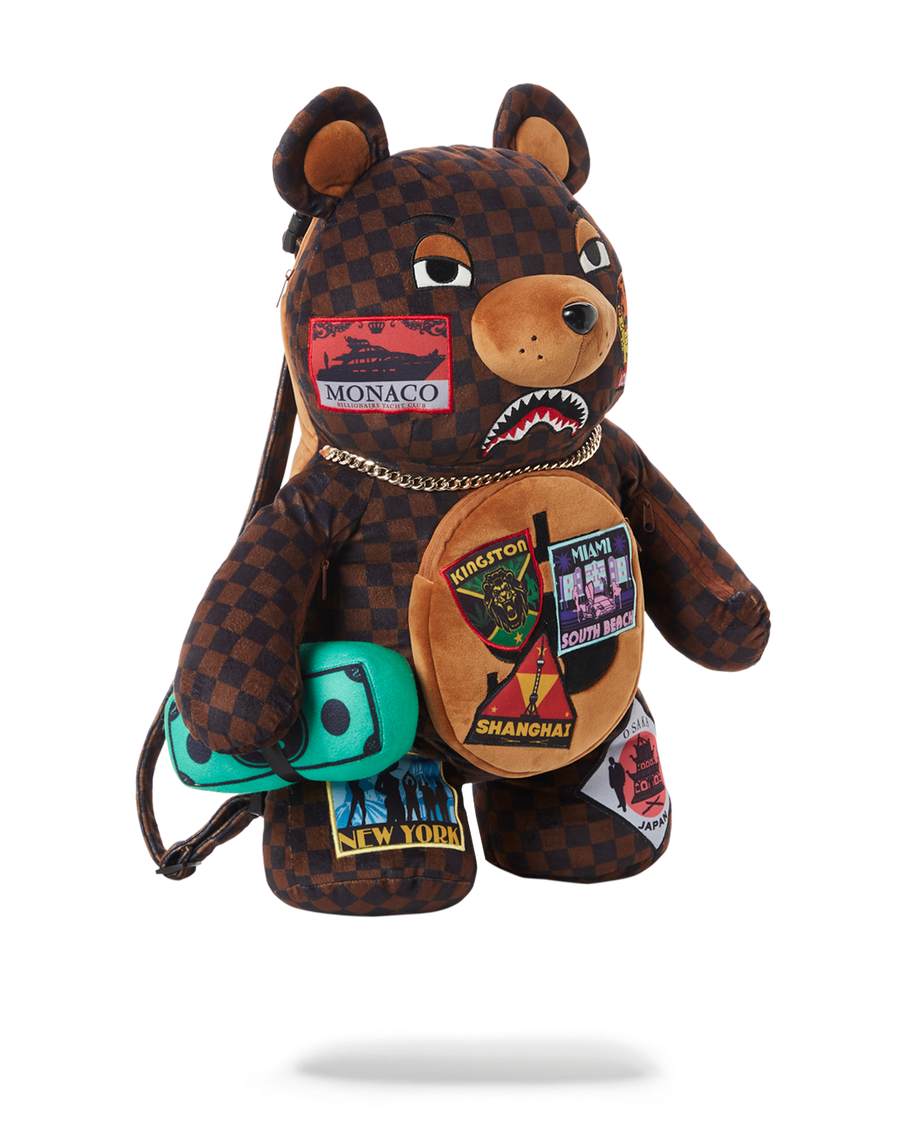 GLOBAL MOGUL MONEYBEAR TEDDYBEAR BACKPACK