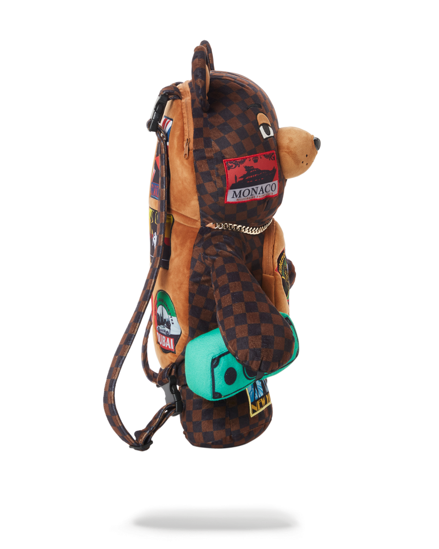 GLOBAL MOGUL MONEYBEAR TEDDYBEAR BACKPACK