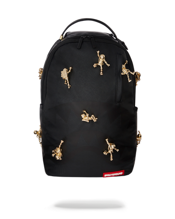 THE LOST IN SPACE BACKPACK (10 3D GOLD METAL ASTRONAUTS)