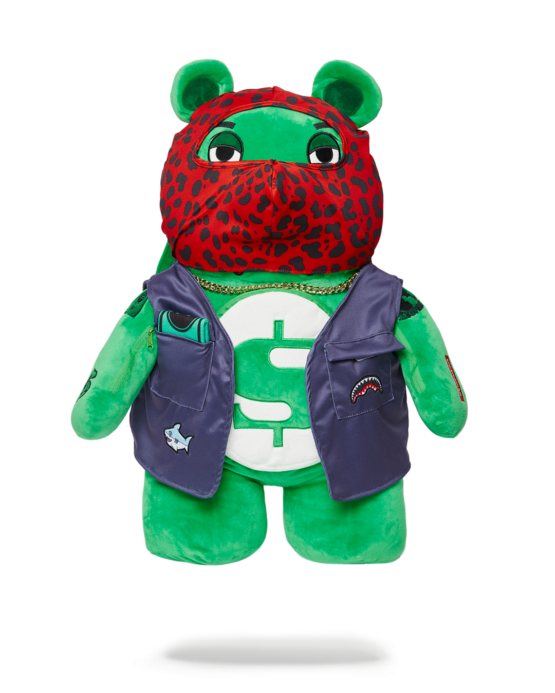 SKI MASK THE BEAR - MONEYBEAR TEDDYBEAR BACKPACK