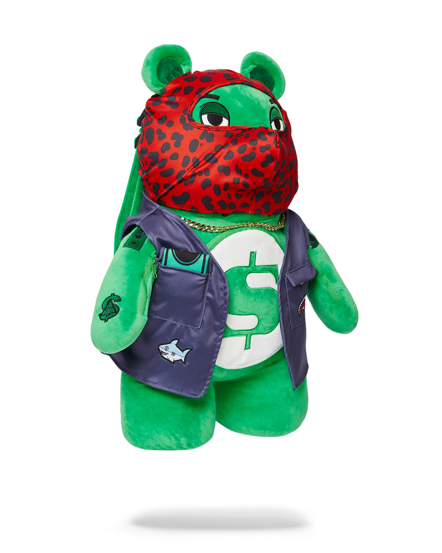 SKI MASK THE BEAR - MONEYBEAR TEDDYBEAR BACKPACK