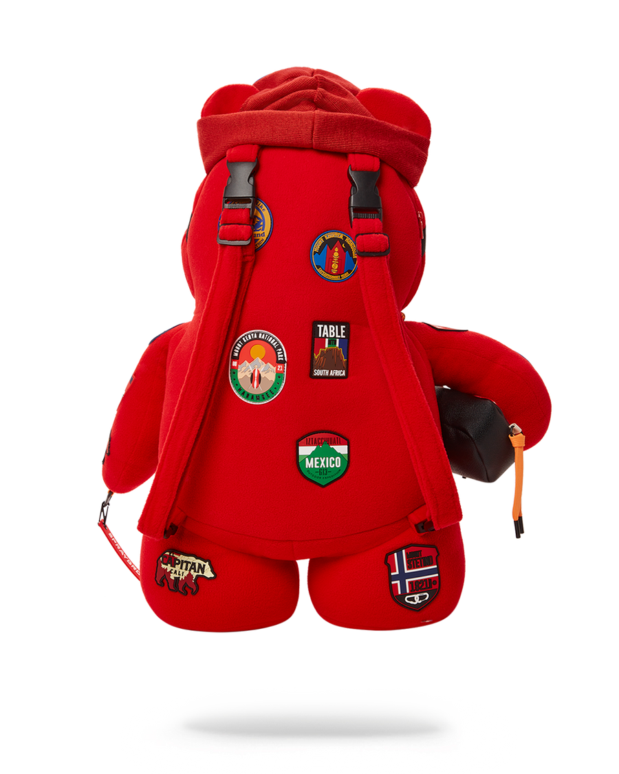 THE GLOBAL EXPEDITION MONEYBEAR TEDDYBEAR BACKPACK