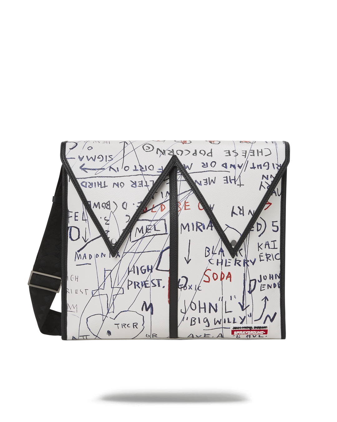 OFFICIAL BASQUIAT UNTITLED (CHEESE POPCORN) 1983 SLING MESSENGER