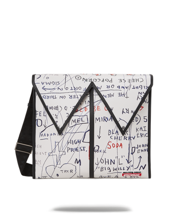 OFFICIAL BASQUIAT UNTITLED (CHEESE POPCORN) 1983 SLING MESSENGER