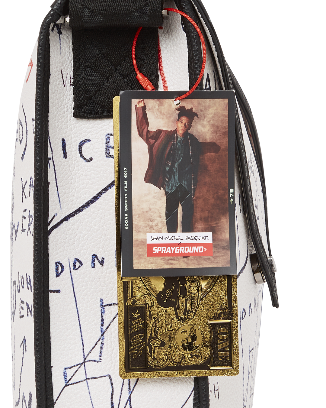 OFFICIAL BASQUIAT UNTITLED (CHEESE POPCORN) 1983 SLING MESSENGER