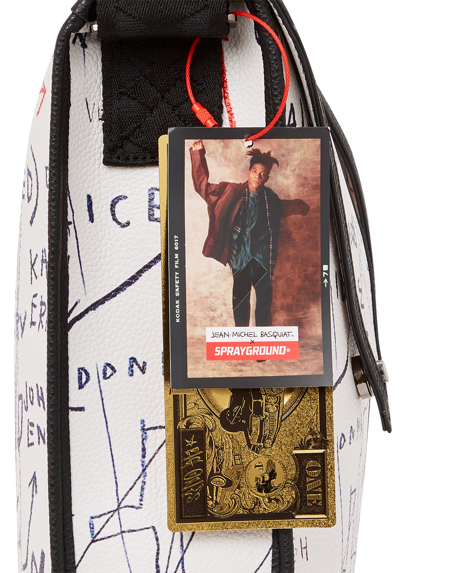 OFFICIAL BASQUIAT UNTITLED (CHEESE POPCORN) 1983 SLING MESSENGER