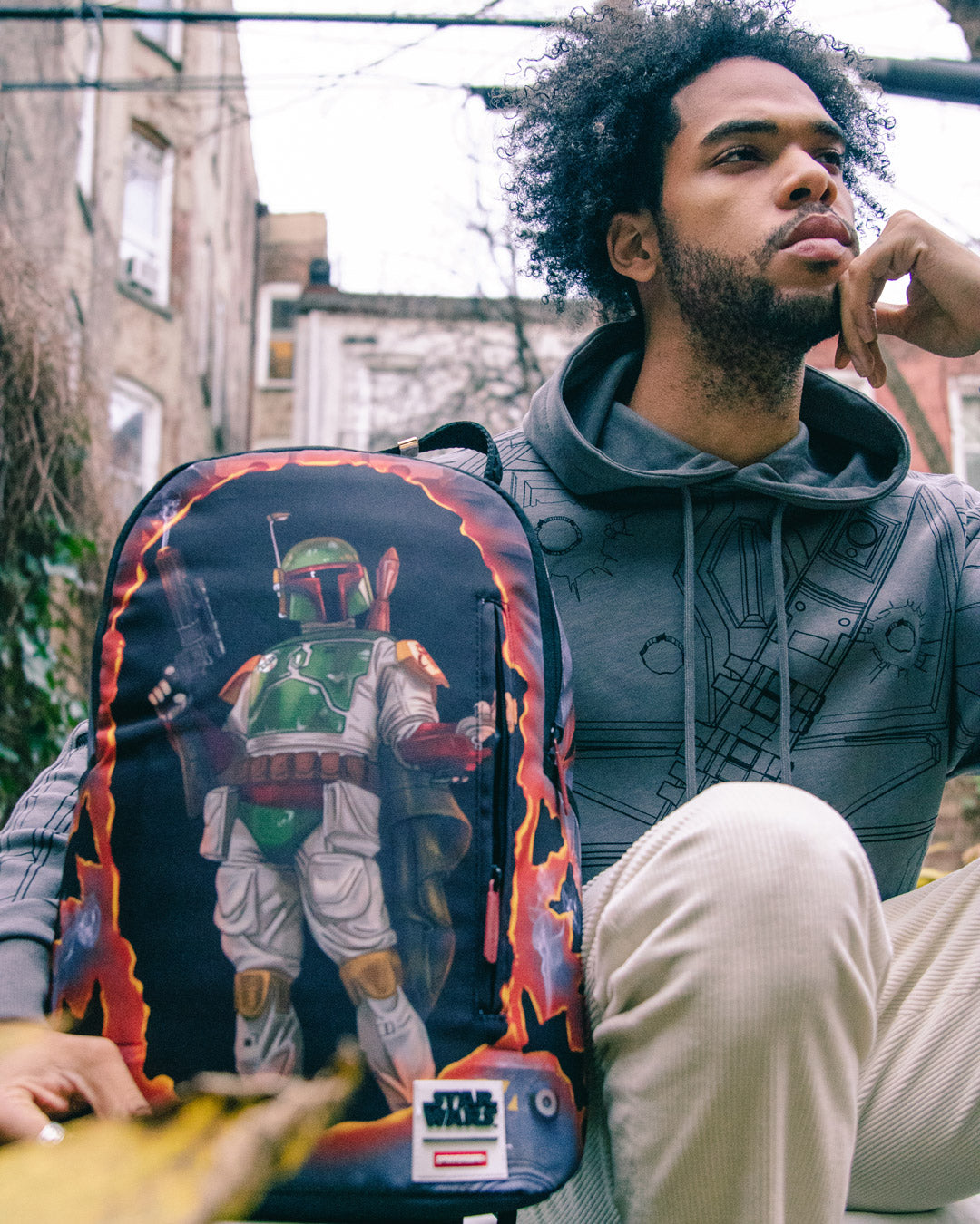 STAR WARS BOBA FETT BLOWOUT SHARK BACKPACK