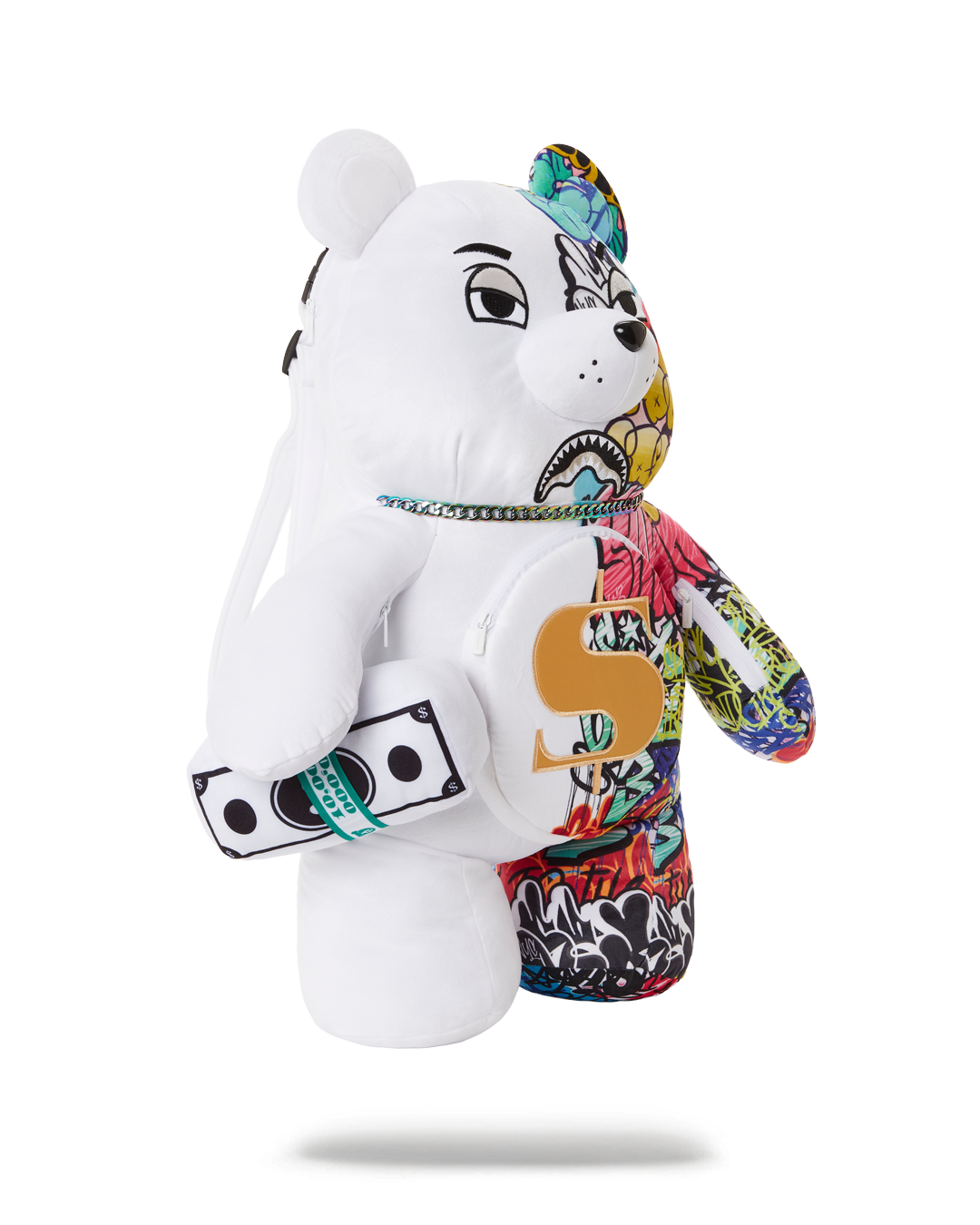 HALF GRAFF MONEYBEAR TEDDYBEAR BACKPACK