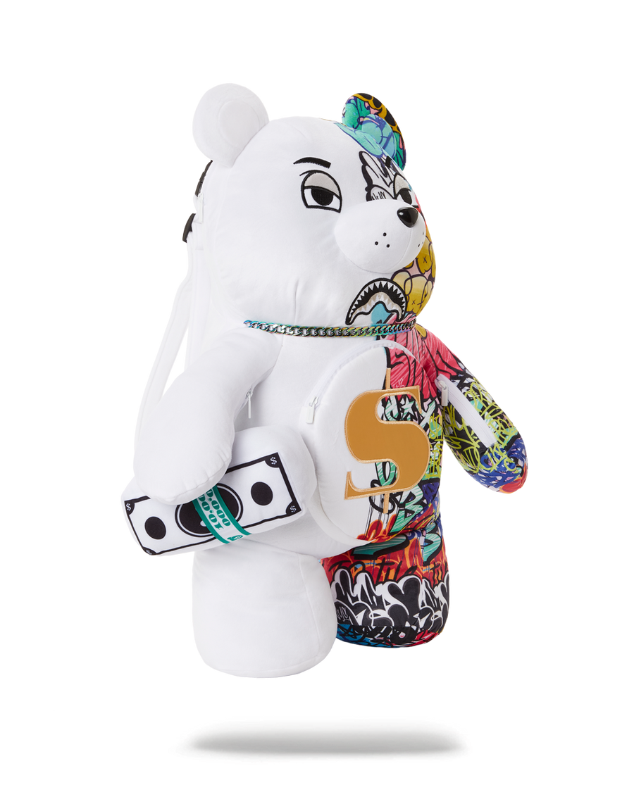 HALF GRAFF MONEYBEAR TEDDYBEAR BACKPACK