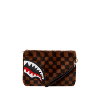 FURRR SHARKS IN PARIS CROSSOVER CLUTCH