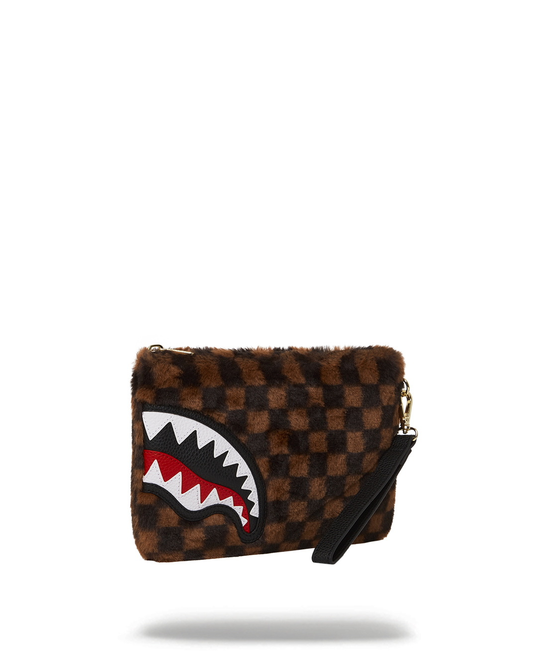 FURRR SHARKS IN PARIS CROSSOVER CLUTCH