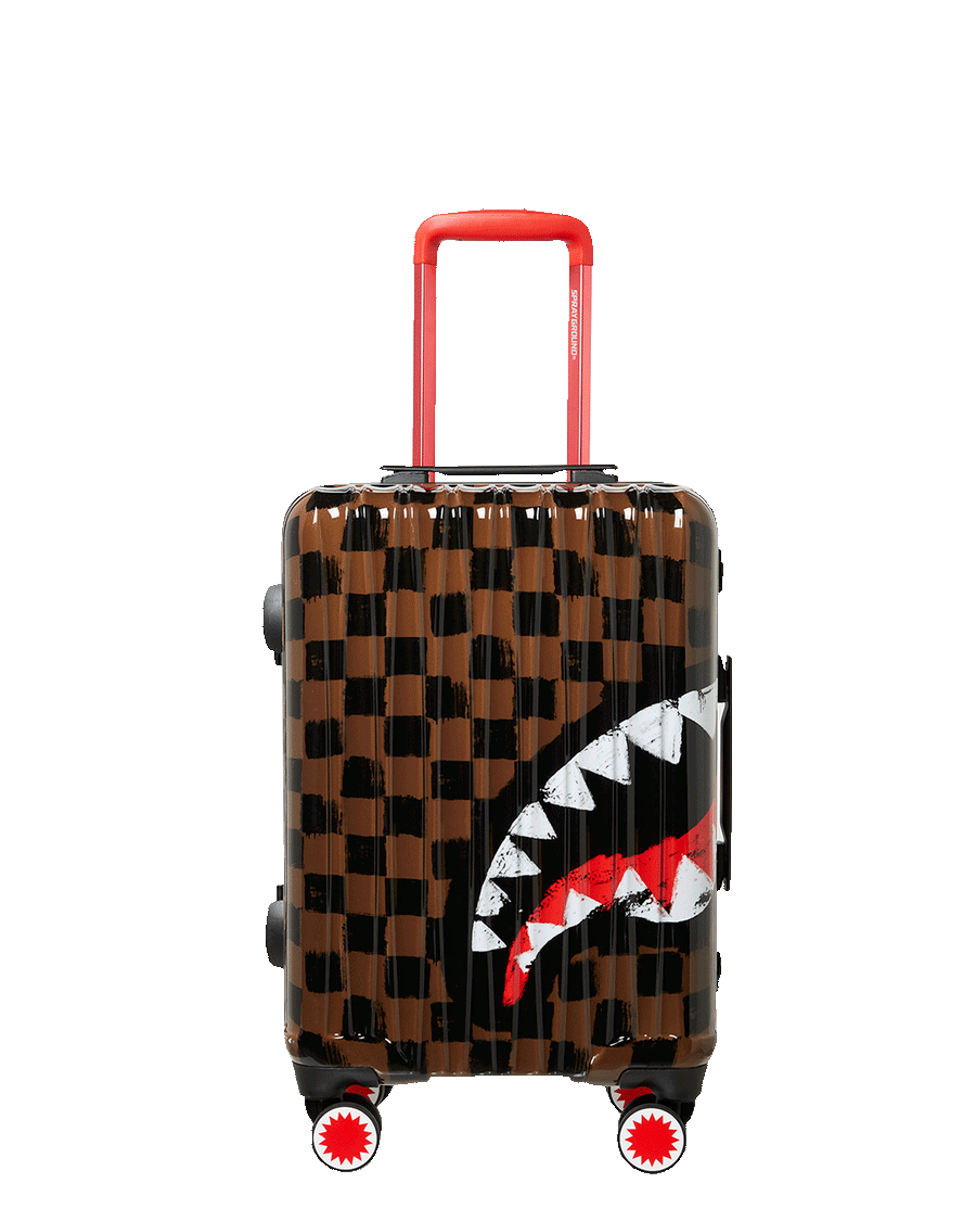 SHARKS IN PARIS PAINTED LUGGAGE