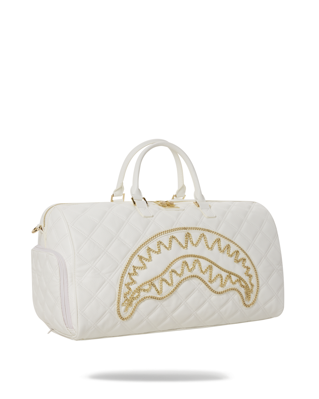 RIVIERA LE BLANC GOLD CHAIN SHARK DUFFLE