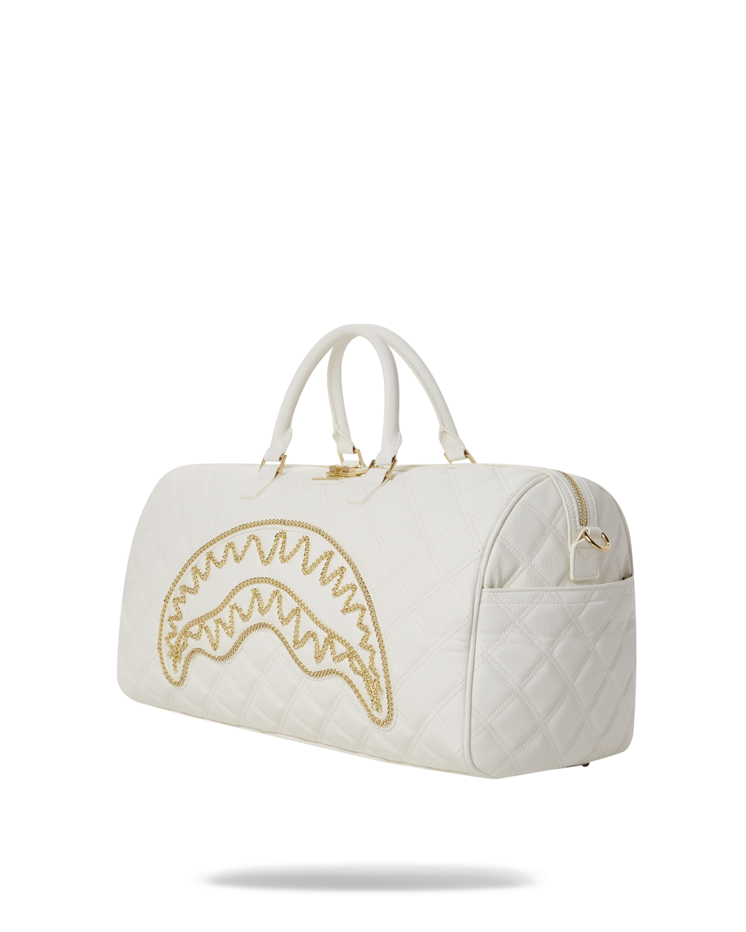 RIVIERA LE BLANC GOLD CHAIN SHARK DUFFLE