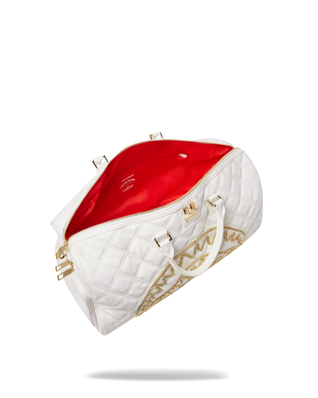 RIVIERA LE BLANC GOLD CHAIN SHARK DUFFLE