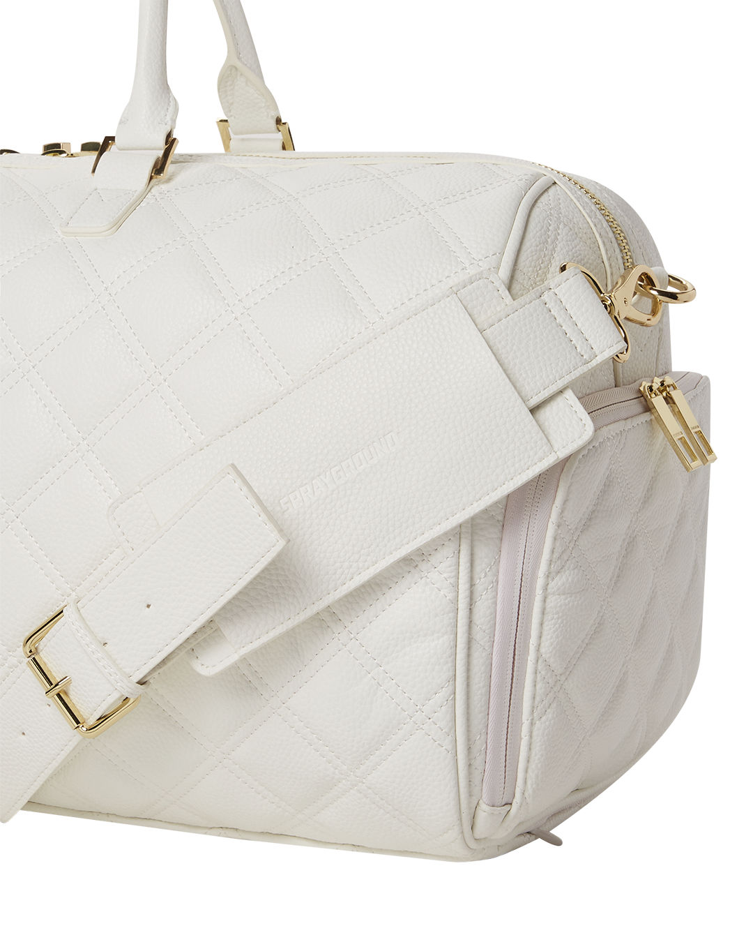 RIVIERA LE BLANC GOLD CHAIN SHARK DUFFLE